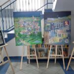 Spotkanie z Markiem Hołdą w Miechowskiej Bibliotece: W tle "Saga Miechowska" Edwarda Hołdy