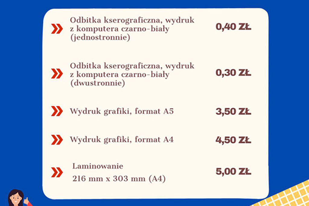 Zaktualizowany cennik usług od Nowego Roku!