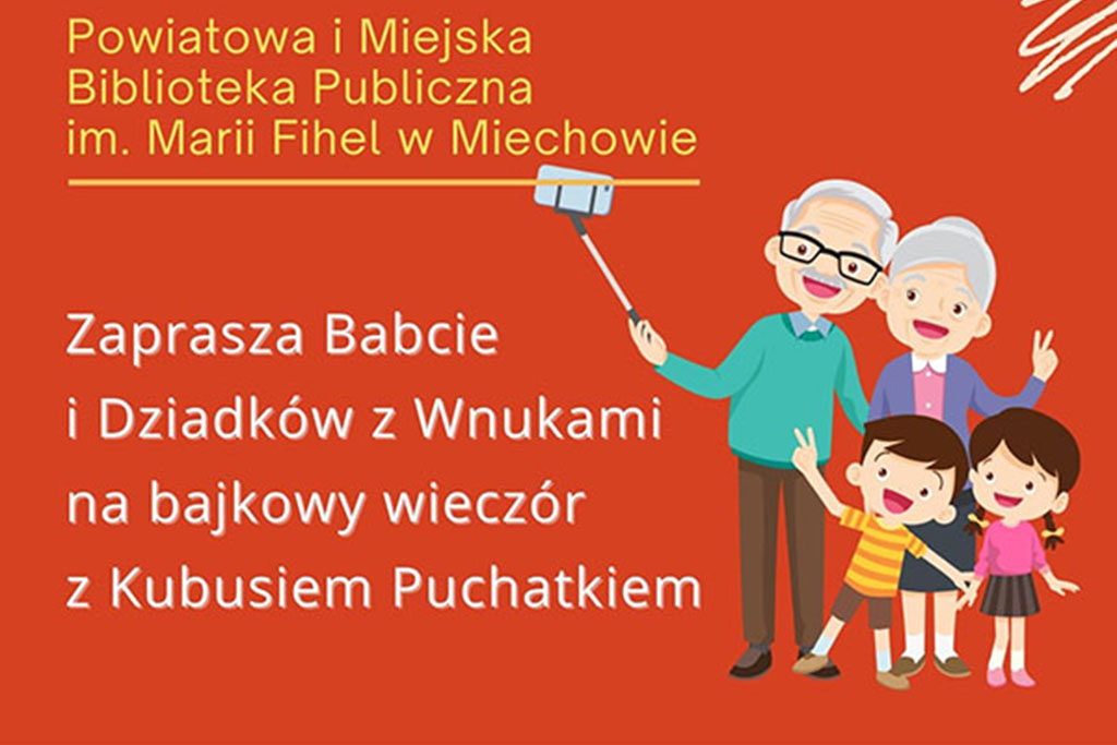 Z biblioteką po uśmiech Babci i Dziadka