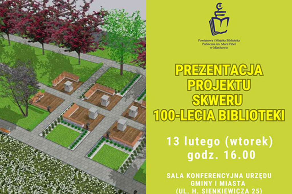 Spotkanie dotyczące prezentacji projektu Skweru 100-lecia Biblioteki