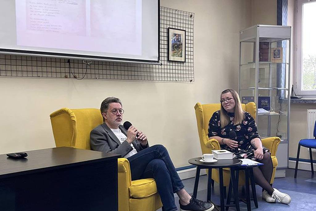 Michał Rusinek w Miechowie