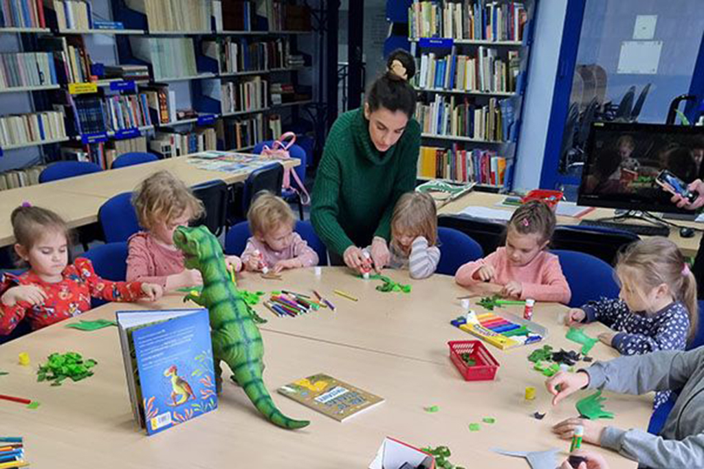 Lekcje biblioteczne dla przedszkolaków oraz uczniów klas 0-III