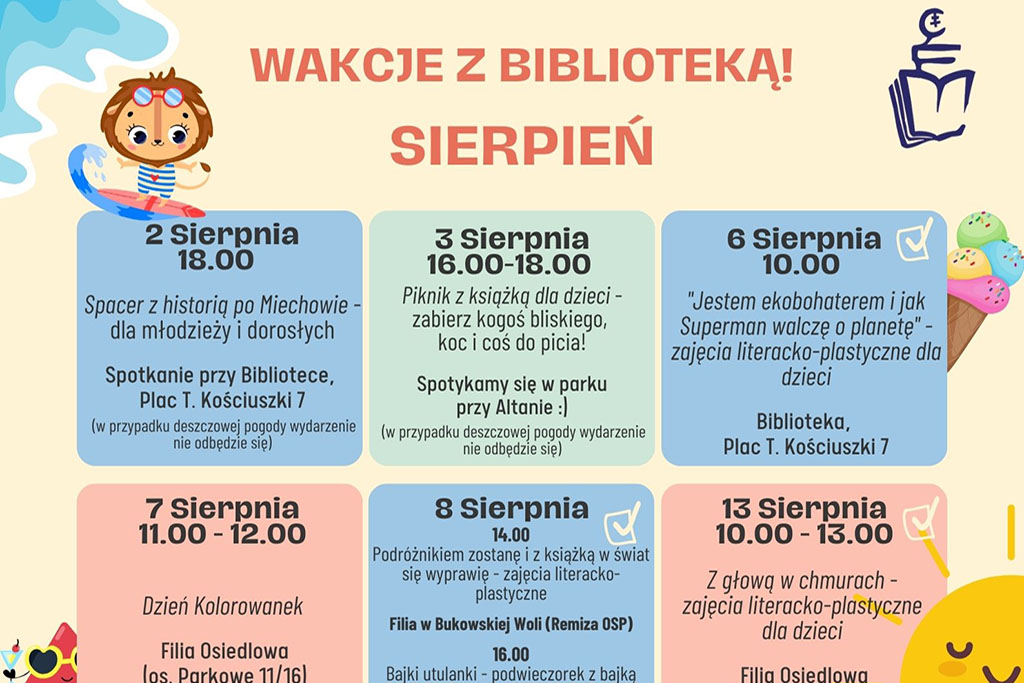 Szlakiem przygody, czyli wakacje z biblioteką