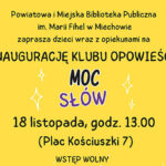 Zapisy na wydarzenia podczas 100-lecia Biblioteki w Miechowie