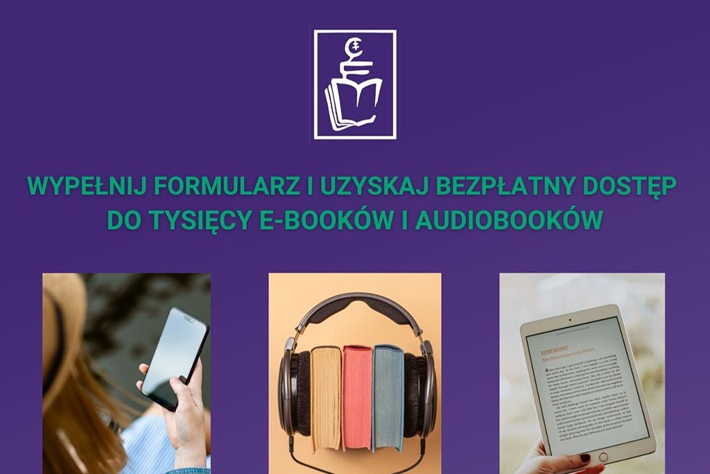 Darmowy dostęp do tysięcy e-booków i audiobooków w miechowskiej Bibliotece!