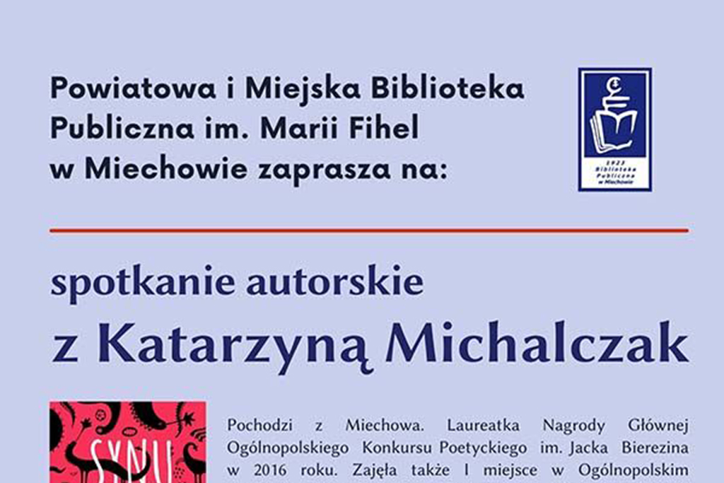 Zapraszamy na spotkanie autorskie z rodowitą miechowianką!