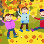 Złote barwy jesieni - zajęcia czytelnicze w ramach DKK dla Dzieci