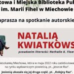 Zapraszamy na spotkanie autorskie z Natalią Kwiatkowską