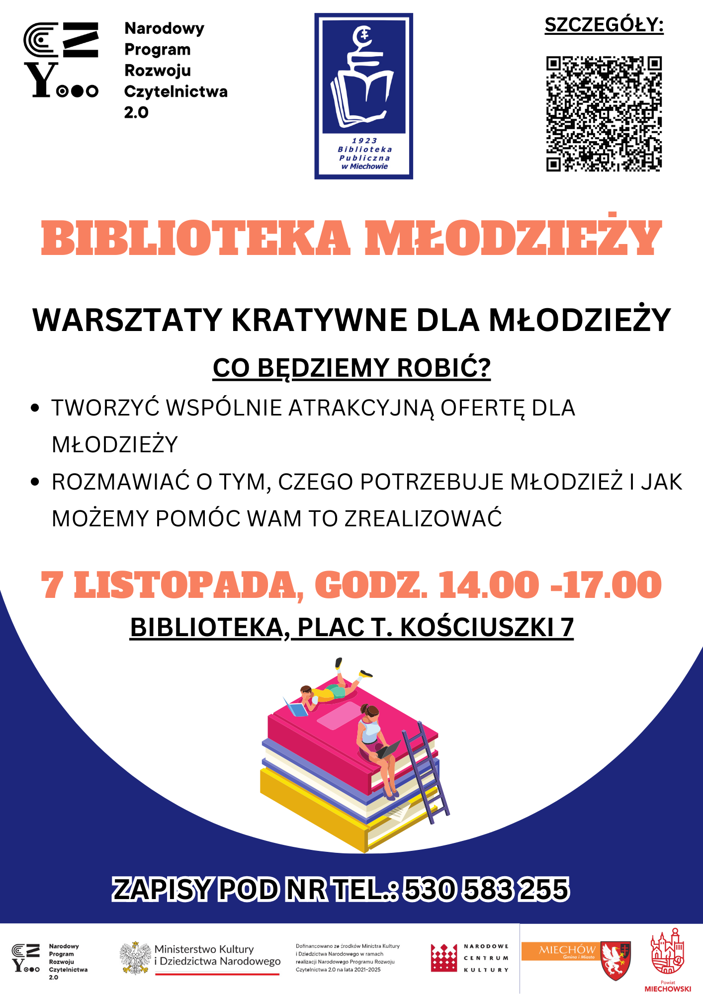 Warsztaty Kreatywne dla Młodzieży – Twórzmy Razem Bibliotekę dla Ciebie!