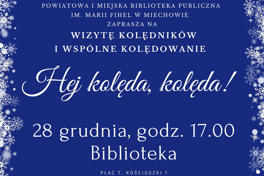 Hej kolęda, kolęda! Zapraszamy na wspólne kolędowanie w Bibliotece