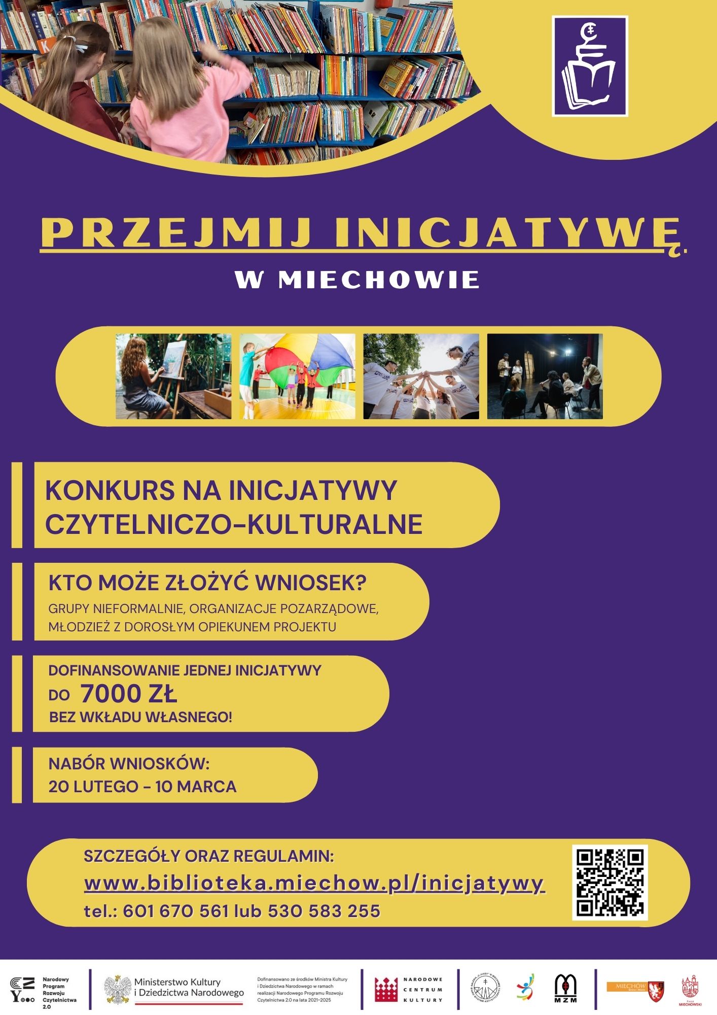 Przejmij inicjatywę w Miechowie – zrealizuj swój pomysł z Biblioteką!