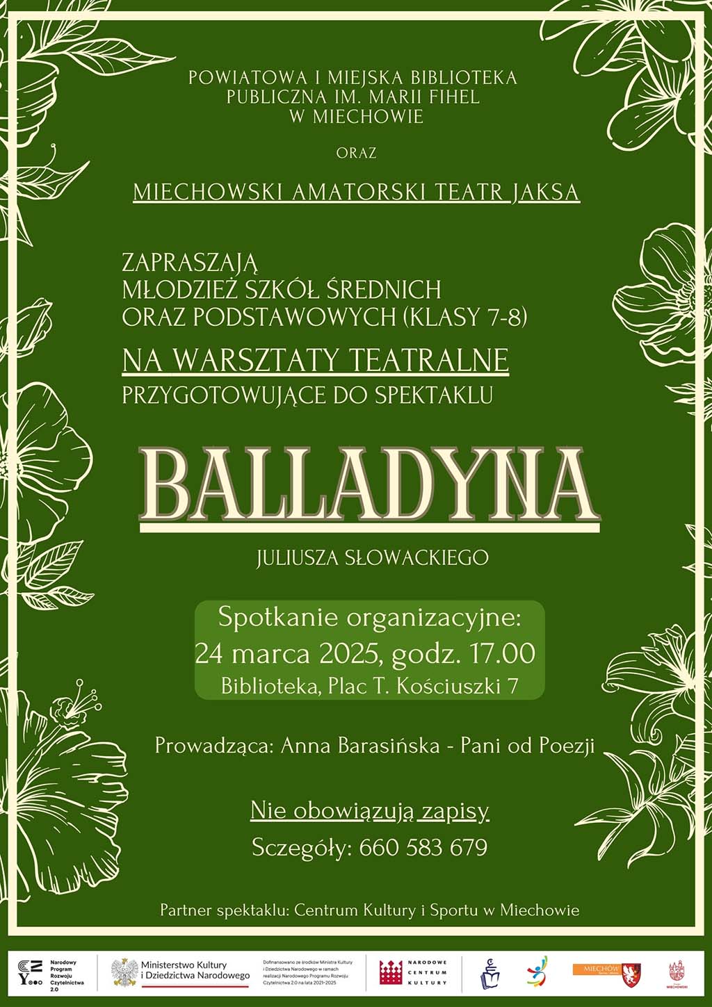 Miechów przejmuje teatralną inicjatywę!