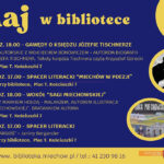 Maj w Bibliotece – zapraszamy na inspirujące wydarzenia literackie!