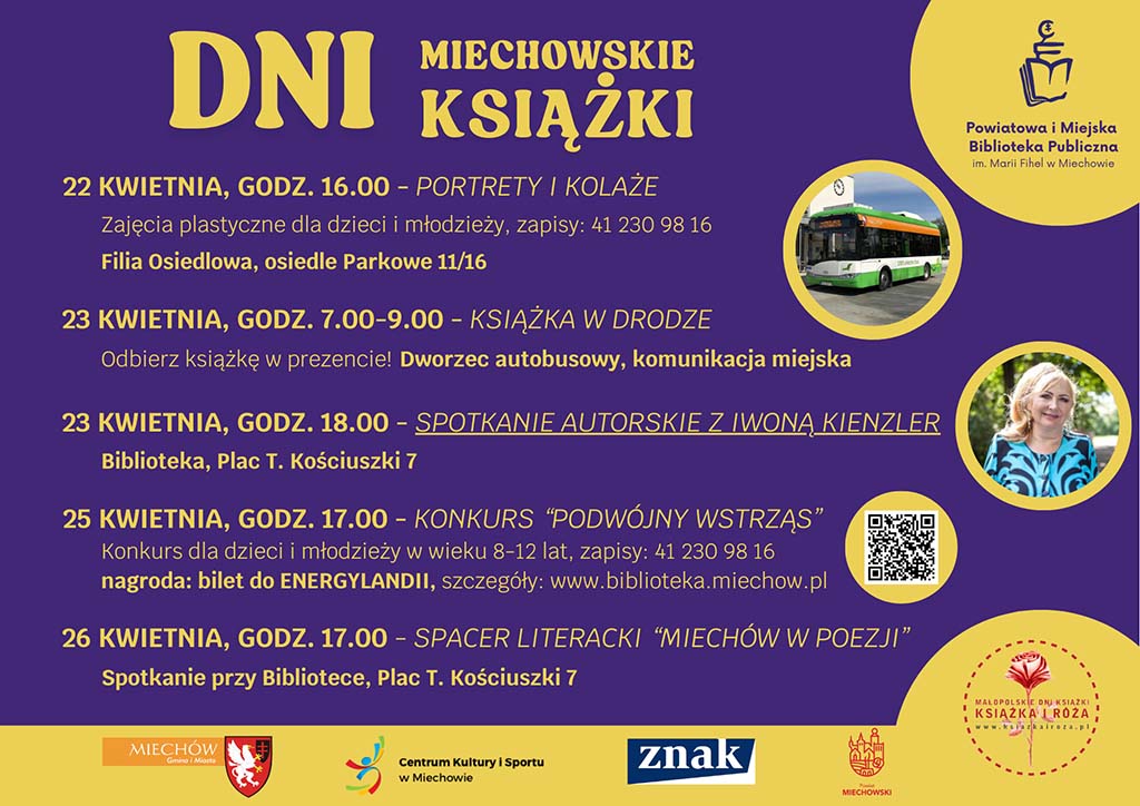 Zapraszamy na Miechowskie Dni Książki!