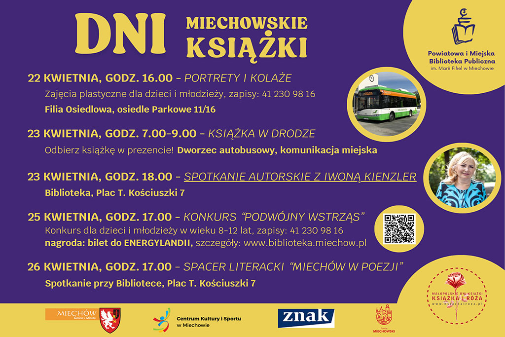 Zapraszamy na Miechowskie Dni Książki!