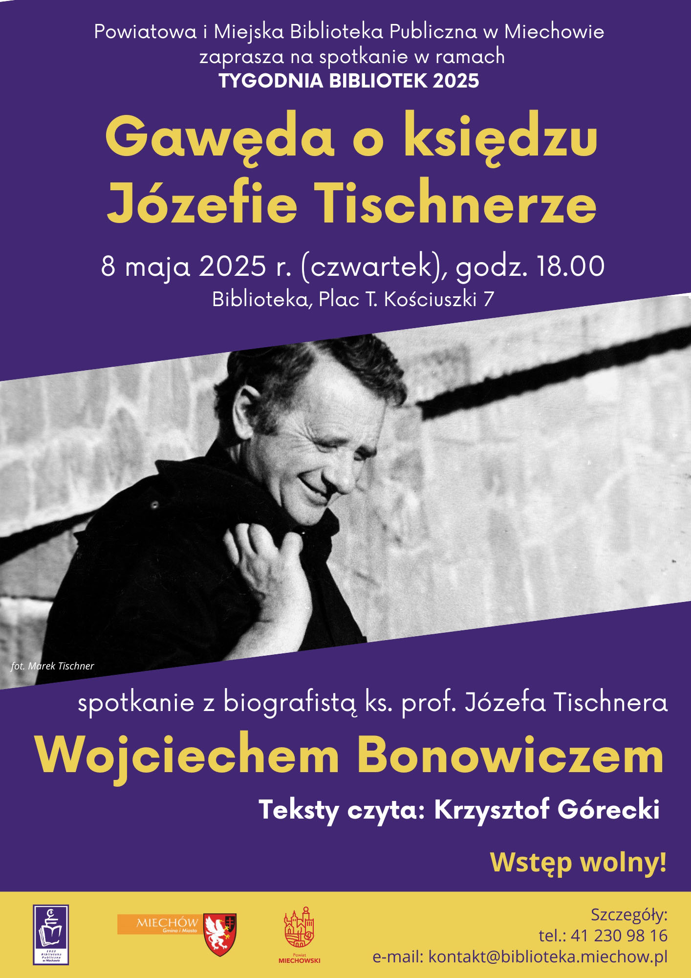 Gawęda o księdzu Józefie Tischnerze – wyjątkowe spotkanie w Roku Tischnera