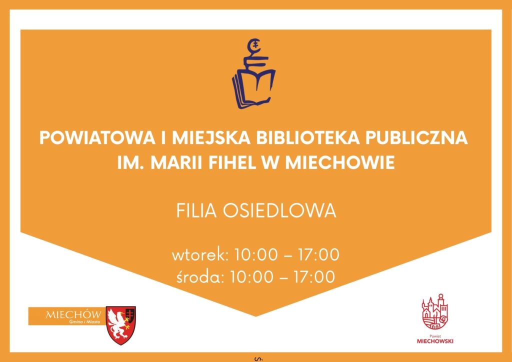 Zmiana godzin otwarcia filii bibliotecznych