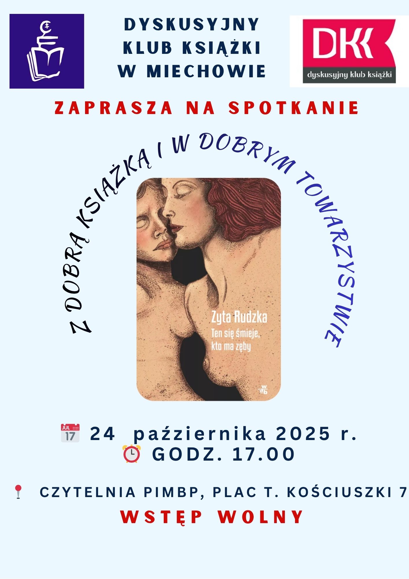 Dyskusyjny Klub Książki dla Dorosłych – zapraszamy na spotkanie!